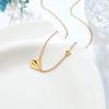 Japanese And Korean Ins Simple And Cute Necklace Niche Design Collarbone Chain High-End Trendy Women'S Jewelry