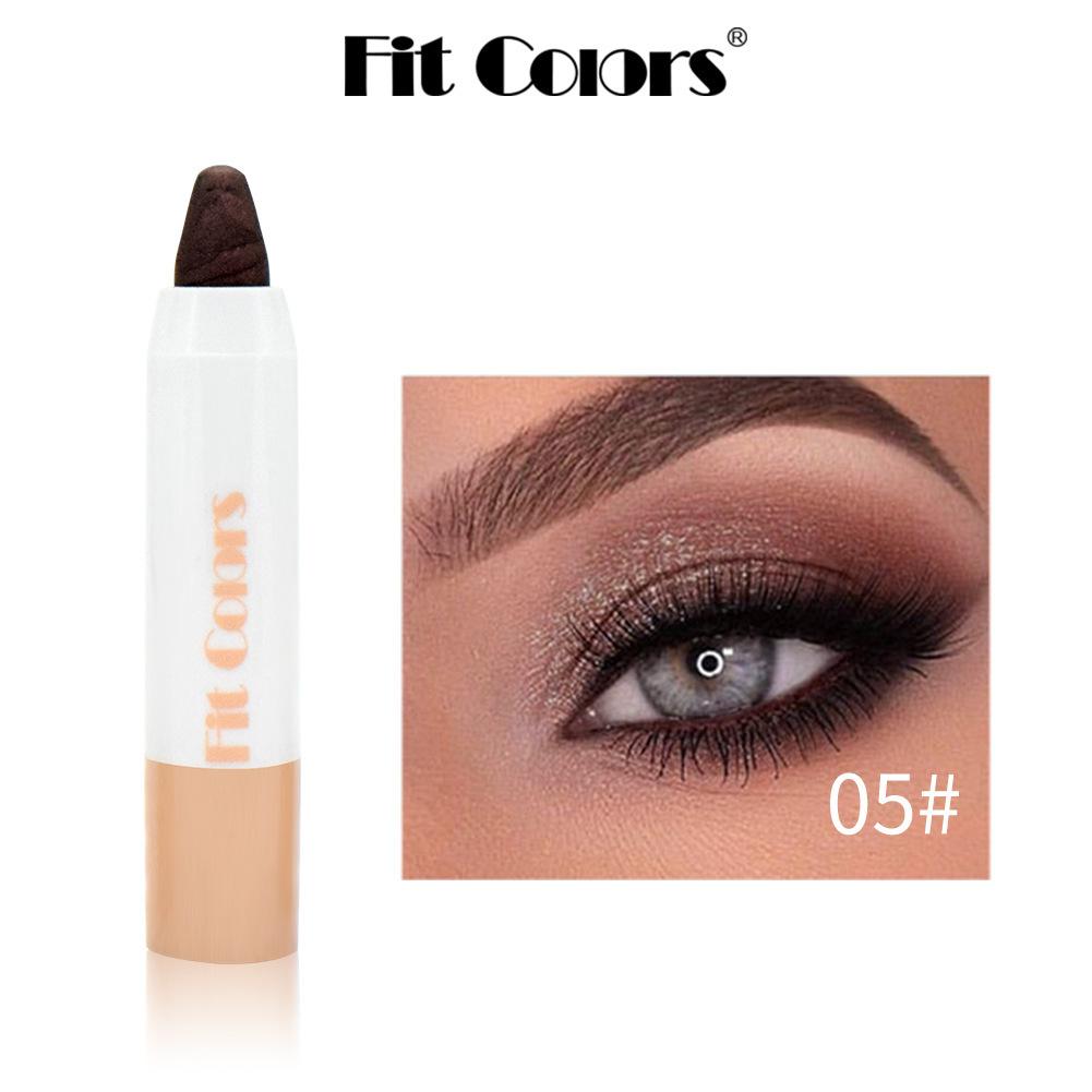 Eye Shadow Set Highlighter Pen, Not Easy To Take Off Eye Makeup Pen Set Comes With Eyeliner (eyeliner/shape Color Random) Eyeliner Black