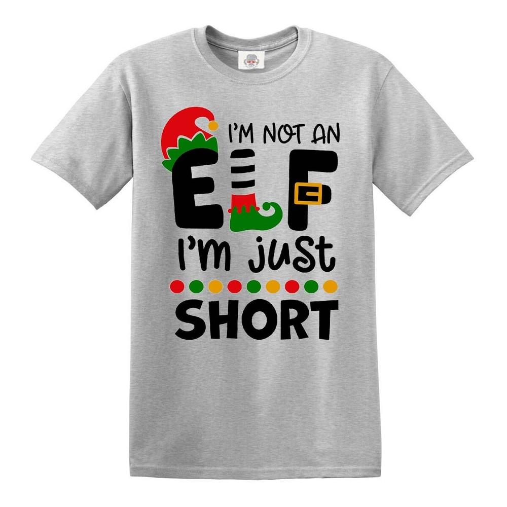 Im not an elf im just short tshirt novelty secret santa joke christmas top 2XL
