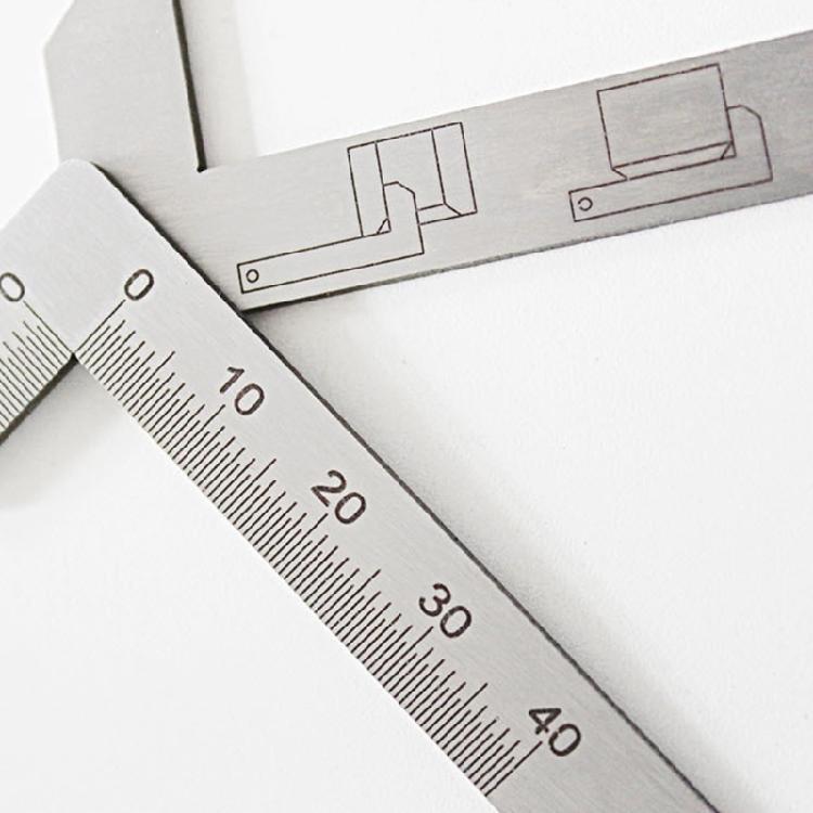 Bevel Edges Measurement Calipers Multifunctional for Right-Angles Assessment