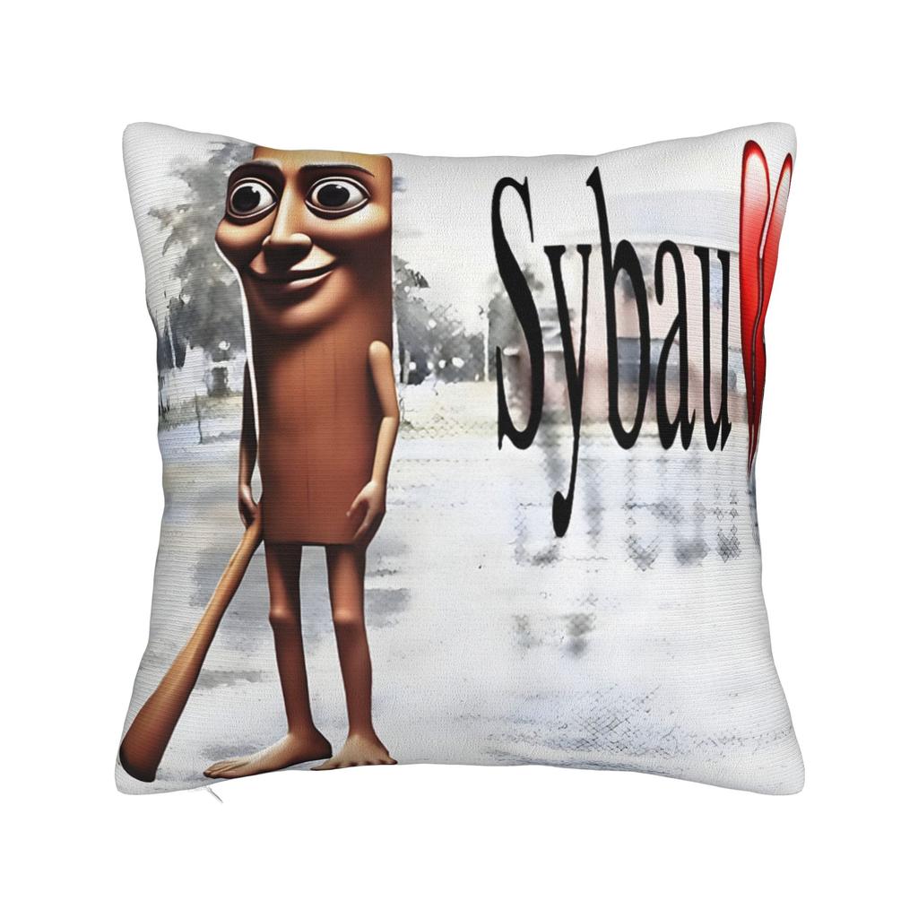 Tung Tung Tung Piazza Sahur Federa Cuscino Poliestere Cuscino Decorativo Italian Brainrot cm Federa