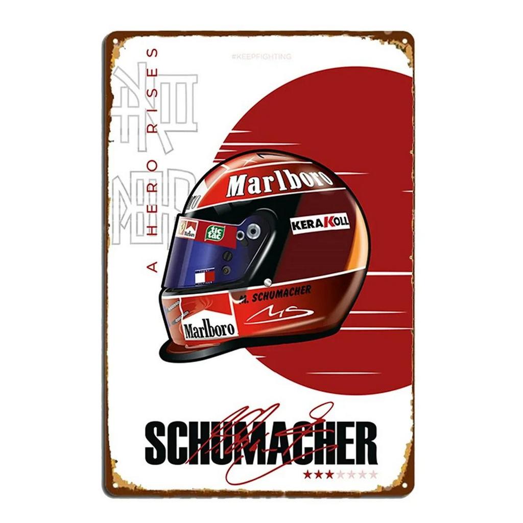 Football Helmets Metal Tin Signs Wall Decoration Plaque Vintage Art Poster Iron Painting for Man Cave Home Cafe Garden Club Bar