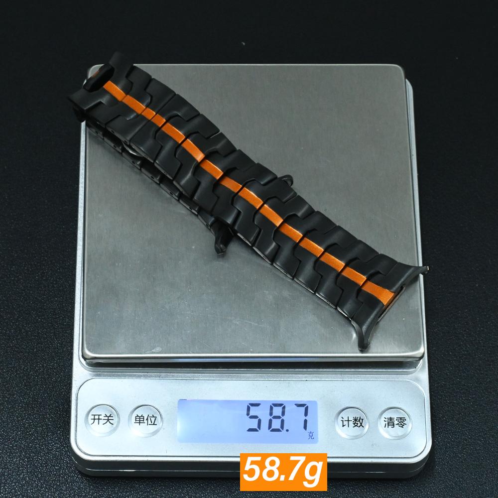 Correa de Reloj de Lujo para Hombre para Samsung Galaxy Ultra Watch 47mm Correa de Metal de Titanio para Accesorios de Smartwatch Galaxy Ultra 47