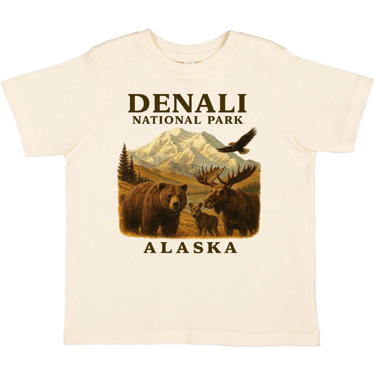 Inktastic Denali National Park Alaska Toddler T-Shirt Mountains Travel Scenery 120