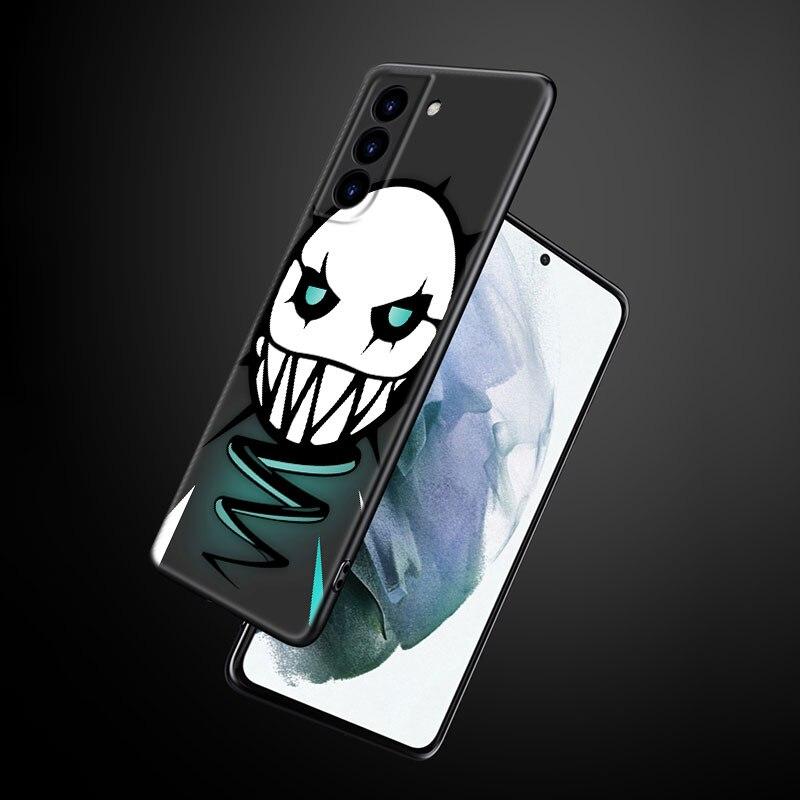 Regenbogen Sechs:Siege Logo Handyhülle für Samsung Galaxy S22 Pro S21 S20 Ultra FE S10 Lite 5G S10E S9 S8 Plus Weiche TPU Schwarze Hülle
