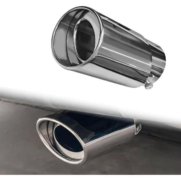 2.5 -3.3  Exhaust Tips Muffler Tips, Adjustable Straight Pipe Exhaust Kit Black