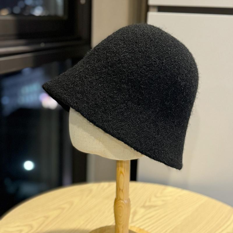 Women Fashion Vintage Fisherman Hats Versatile Cap Spring Felt Hat 6 Colors Foldable Hat 2025 New Autumn Winter Wool Bucket Hat