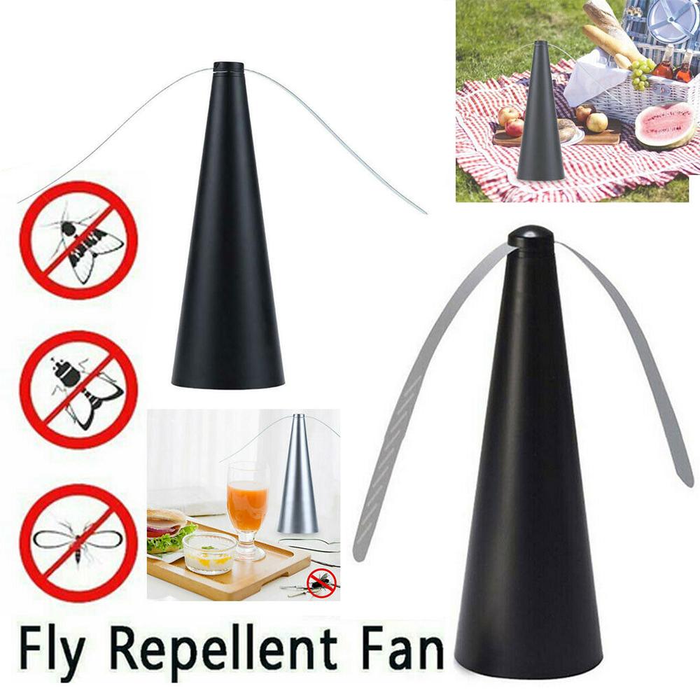 Fly Trap Repellent Automatic Fan Keep Flies and Bug Away From Your Food