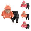 Kids Casual Long-Sleeve Set, Comfortable Daily Wear Outfits