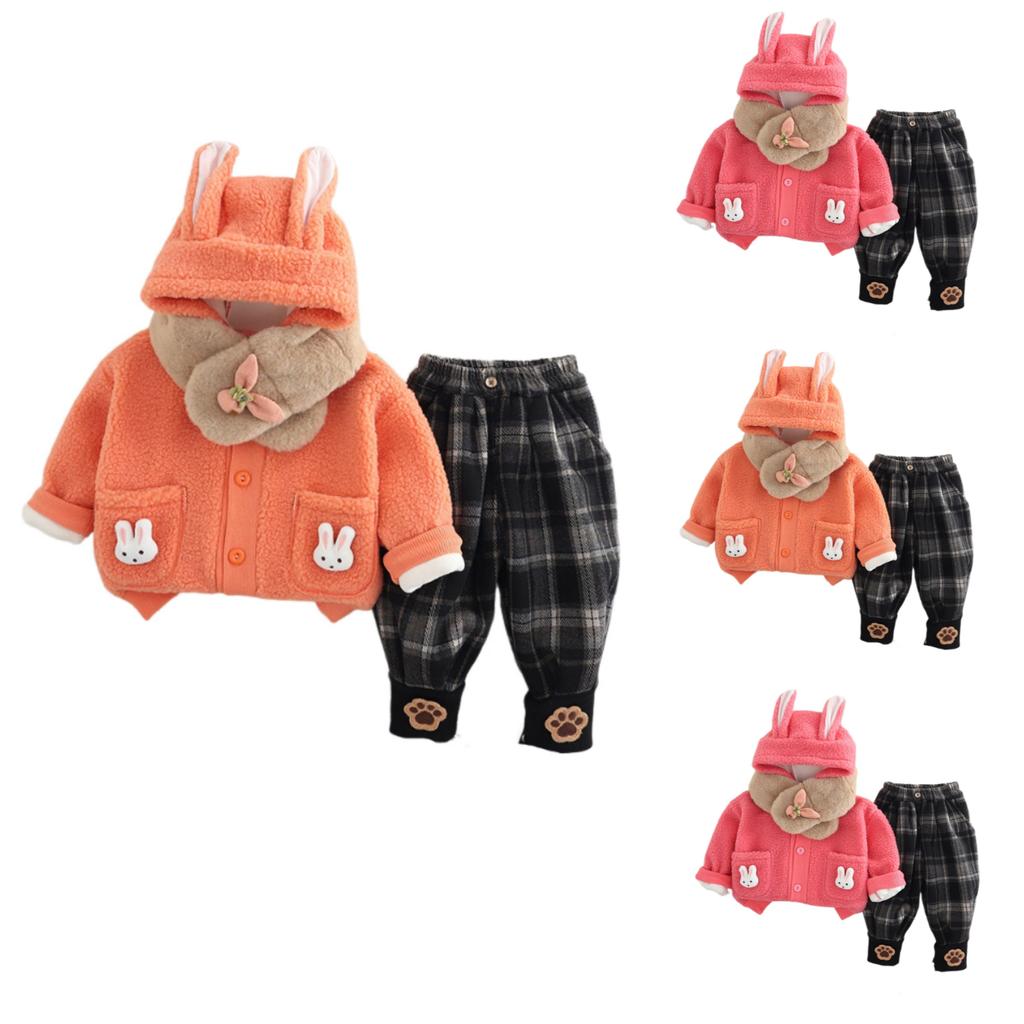 Kids Casual Long-Sleeve Set, Comfortable Daily Wear Outfits