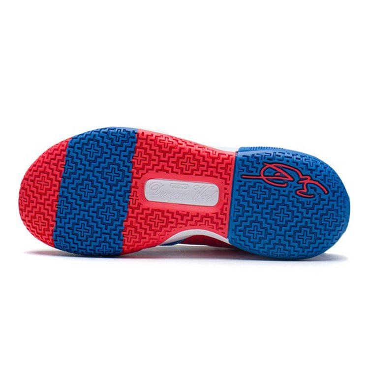 Li Ning Youth  Low Top Basketball Shoes Kids Sneakers Blue Red YKBS024-1