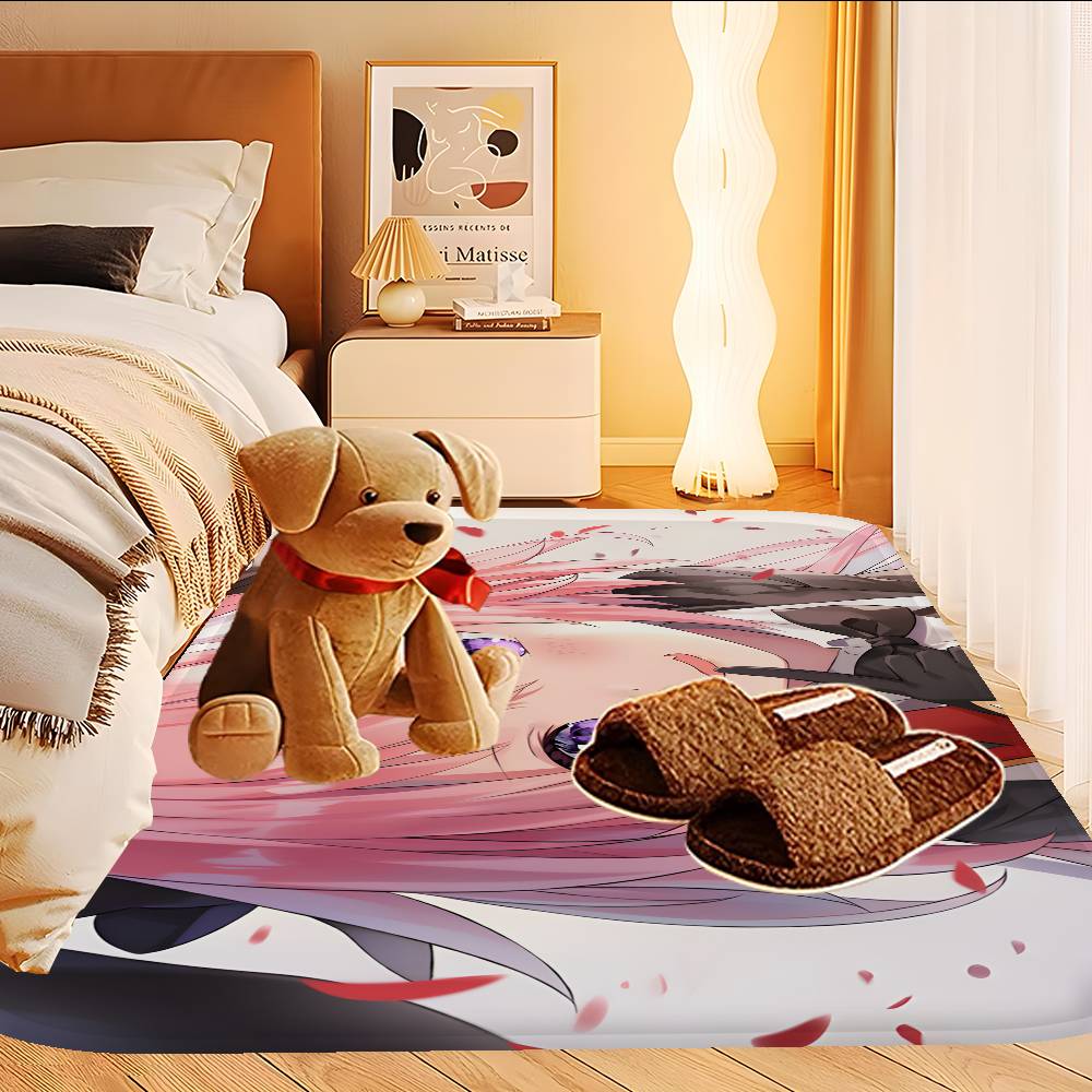 Astolfo Anime Girl Anime Hallway Carpet Washable Non-Slip Living Room Sofa Chairs Area Mat Kitchen Doormat Area Rug