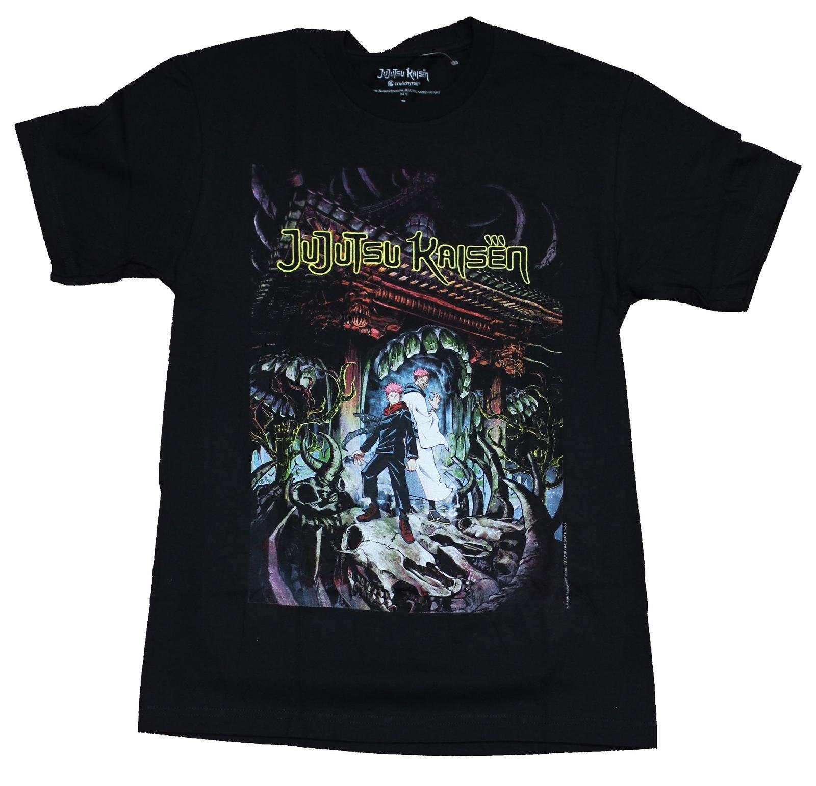 Jujutsu Kaisen Mens T-Shirt - Yuji Itadori and Ryomen Sukuna Malevolent Shrine M