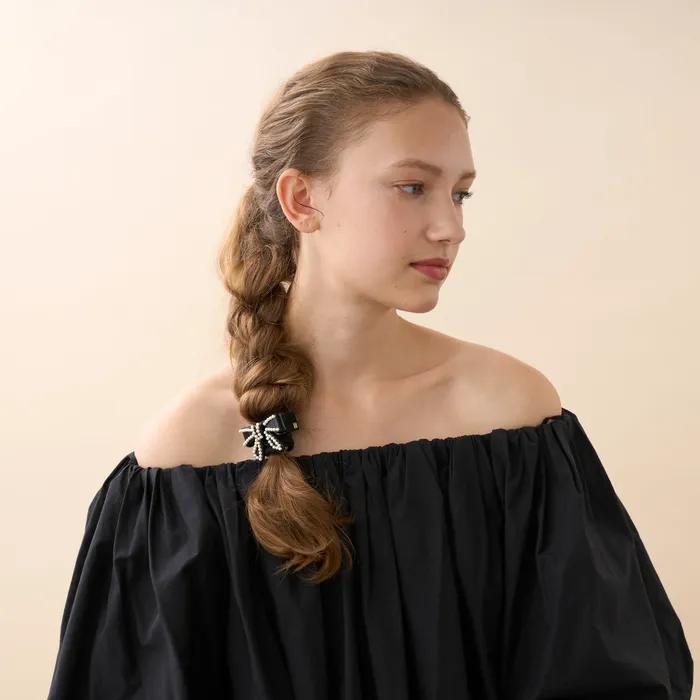 [Alexandre De Paris] The New Hair Tie Black