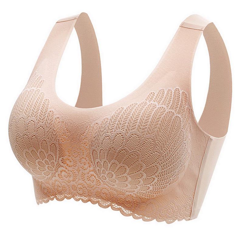 Backless Bras Women Solid Color Bra Lace Tube Top Sexy No Steel Ring Sports Bra Women Underwear