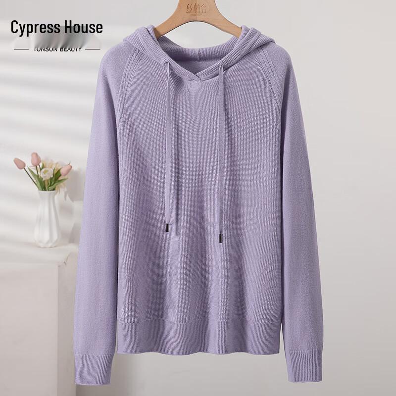 

Women s Hooded Casual Loose Sweater S