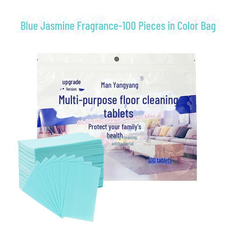 Multi-Effect Floor Cleaning Tablets: Disposable, Fragrant Cleaner for Mopping, Polishing, and Brightening Wood and Tile Floors