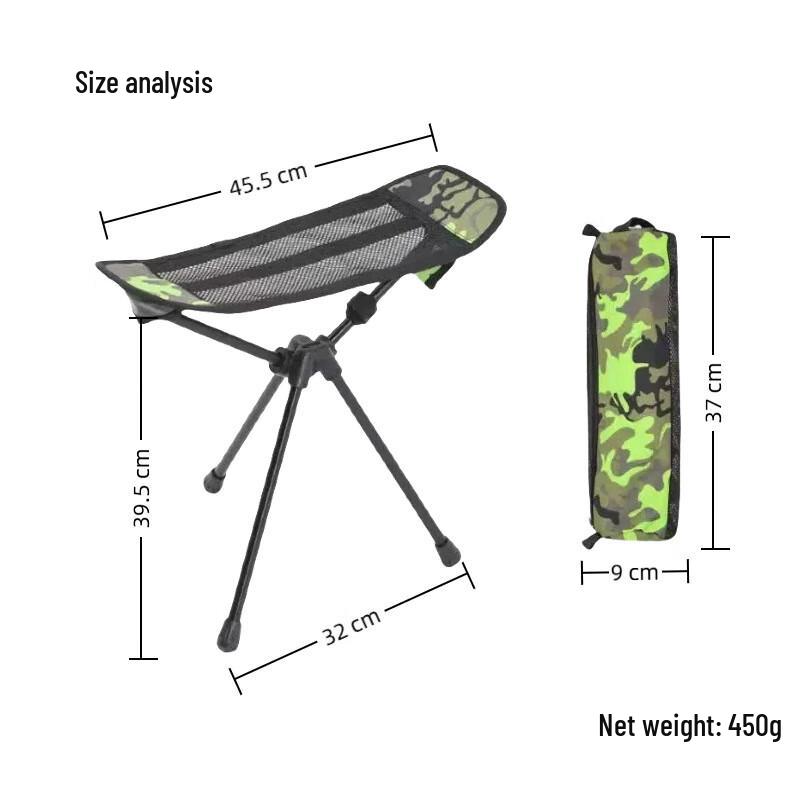 Junkaiwei Outdoor Folding Aluminum Footrest & Stool