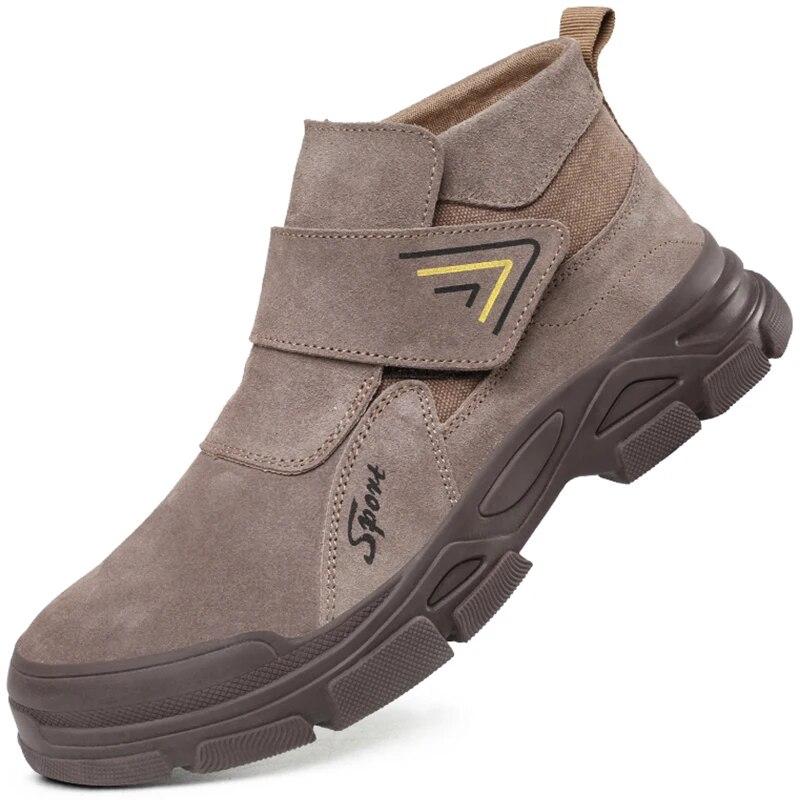 

Рабочая обувь для сварщиков, защитные ботинки со стальным носком, мужская и женская неубиваемая обувь, мужская защитная обувь, противоскользящая, устойчивая к проколам рабочая обувь 46