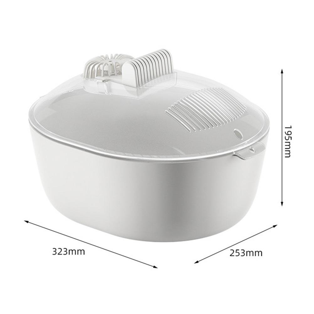 

4 в 1 лоток для размораживания с корзиной для сушки, большой лоток для быстрого размораживания замороженных овощей