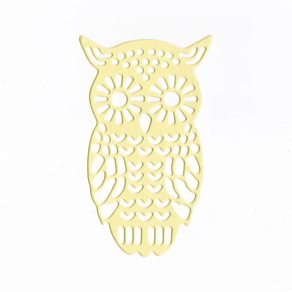 New Scrapbook DIY Owl Cutting Dies Embossing Flower Carbon Steel Die and Pasting Background