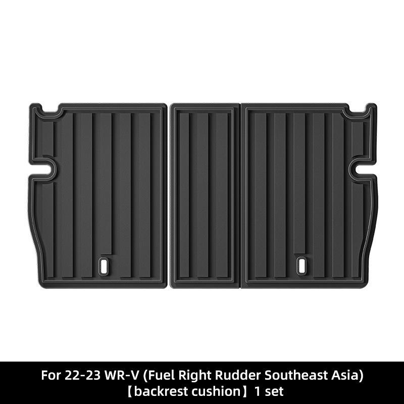 Custom TPE Floor & Trunk Mats for 2022-2024 Honda WR-V, Fully Enclosed Design.