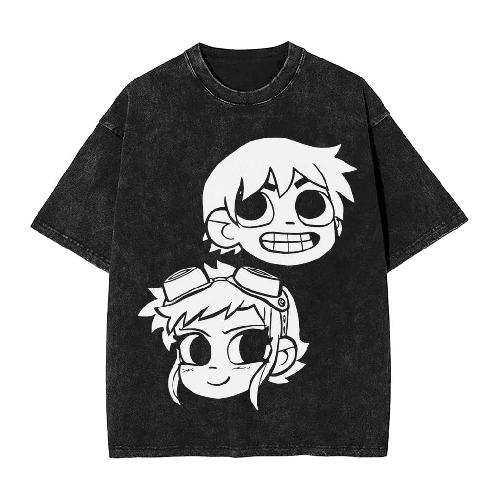 Scott Pilgrims TShirt Summer Awesome TShirts Casual Trending Tee Shirt For Mens Short Sleeves Design Top Tees