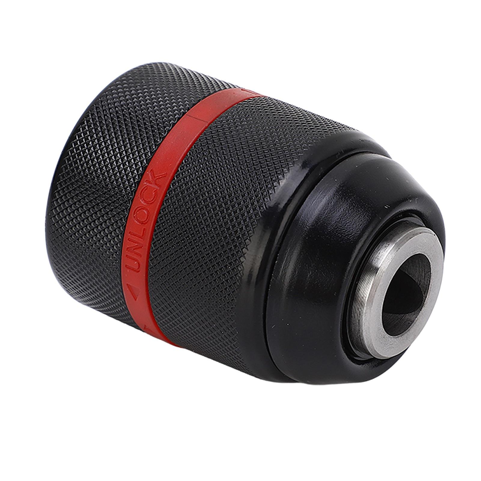 

Keyless Drill Chuck 1 2‑20UNF Mount Self Tightening Electric Drill Chuck 2‑13mm Clamping Range Round 58mm 2.3in
