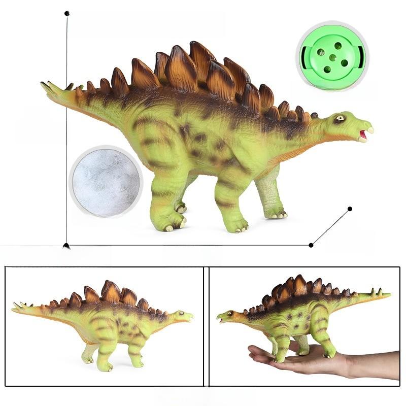 Jurassic Dinosaur Model Toy With Sound Effects For Kids Educational Playset