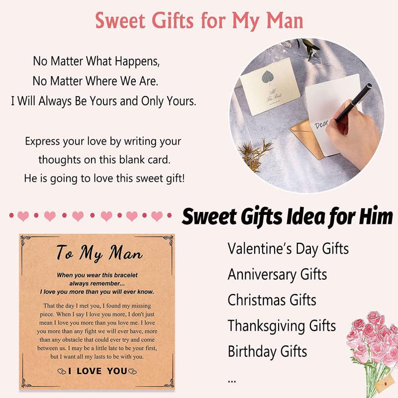 Beyaz Çam Buzlu Bileklik - Yıldönümü, Doğum Günü veya Noel Hediyesi (Erkek Arkadaş, Oğul, Koca veya Sevgili İçin)