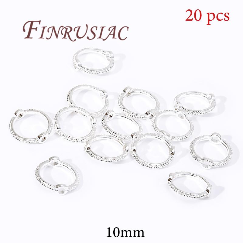 14K Gold Plated Circle Frames,Bead Frame,Bracelet Making Supplies,Jewelry Accessories,Spacer Beads Connectors