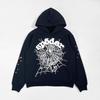 High-quality beauty tide spider web sweater fleece printing men and women couple hoodie source manufacturer wholesale
