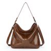Damen Mode Weiches Leder Handtasche Große Kapazität Tragetasche Umhängetasche Crossbody Tasche für Damen Täglich Lässig Arbeit Einkaufen Reisen Einfarbige Farbe