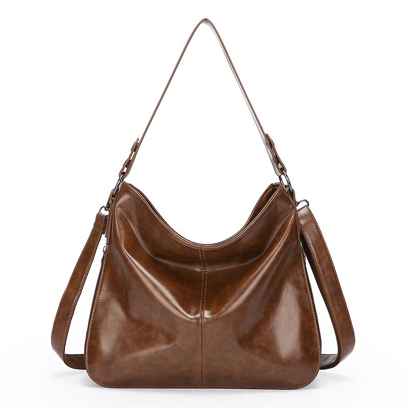Damen Mode Weiches Leder Handtasche Große Kapazität Tragetasche Umhängetasche Crossbody Tasche für Damen Täglich Lässig Arbeit Einkaufen Reisen Einfarbige Farbe