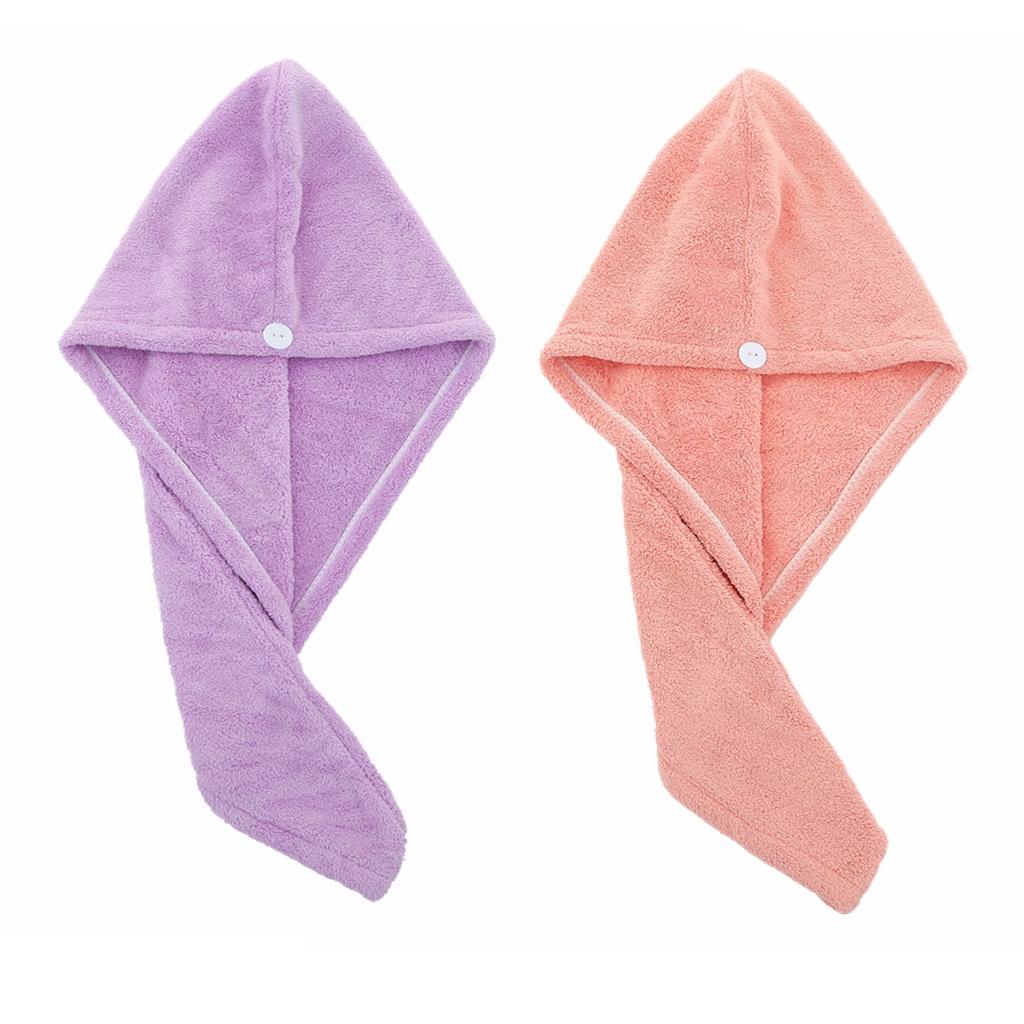 Drying Hair Towel Dry Hair Cap Microfiber Hair Drying Wrap Strong Water Absorbent Triangle Shower Hat Wiping Hair Towel Tool