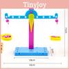 Ensemble de Matériaux Modèle d'Assemblage Balance d'Expérience Scientifique Jouet Puzzle pour Enfants Éducatif