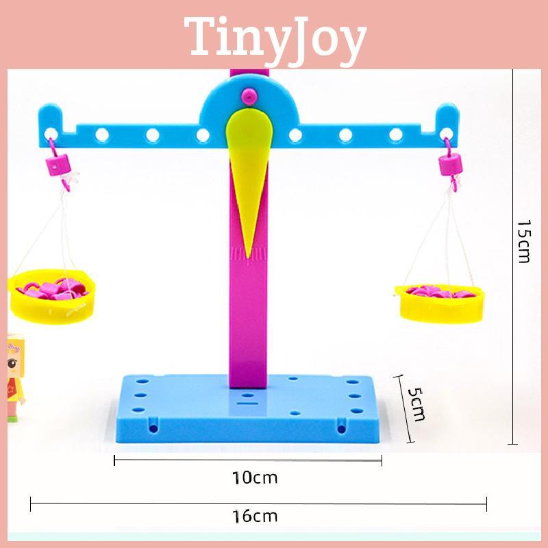 Ensemble de Matériaux Modèle d'Assemblage Balance d'Expérience Scientifique Jouet Puzzle pour Enfants Éducatif