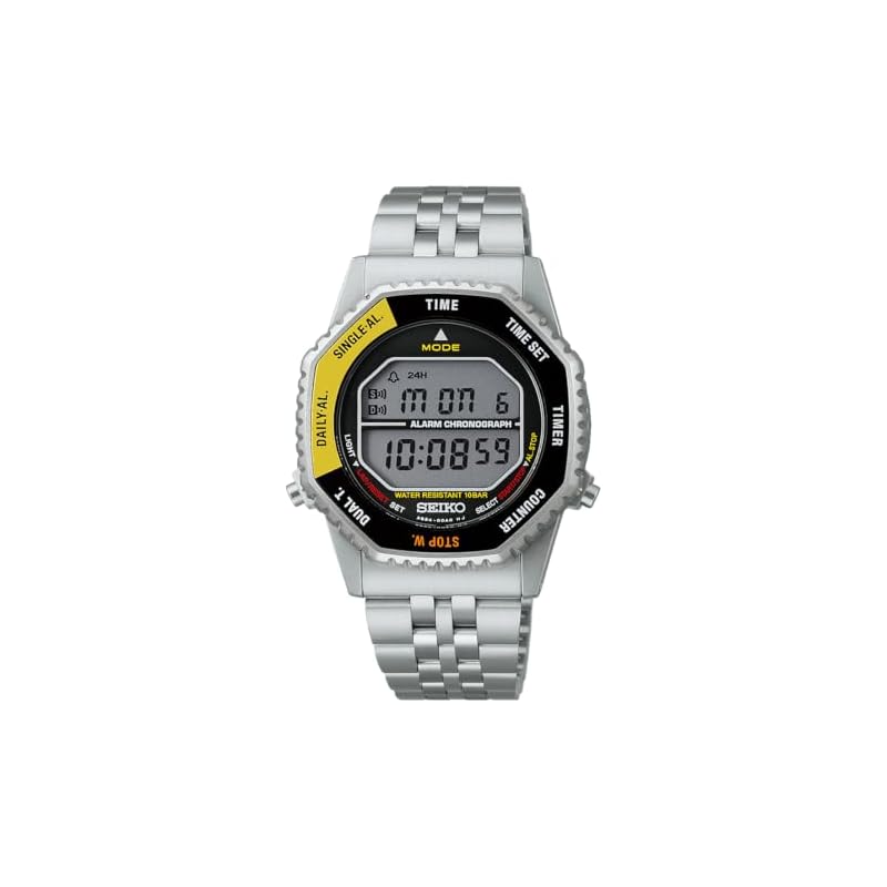 [Seiko Watch] SEIKO SELECTION SBJG017 Men's/Unisex Digital Watch Rotocall Battery-Powered Quartz Rotary Switch Function Stainless Steel