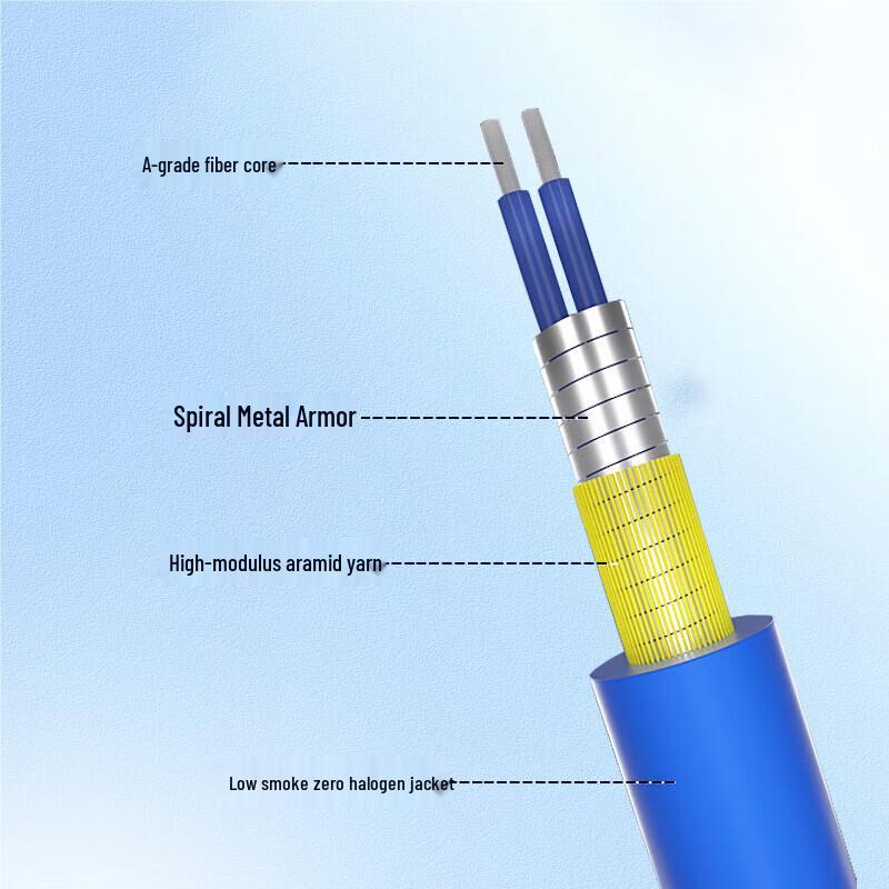 AIENKIS AK-TW Outdoor Armored Multimode Fiber Optic Patch Cable