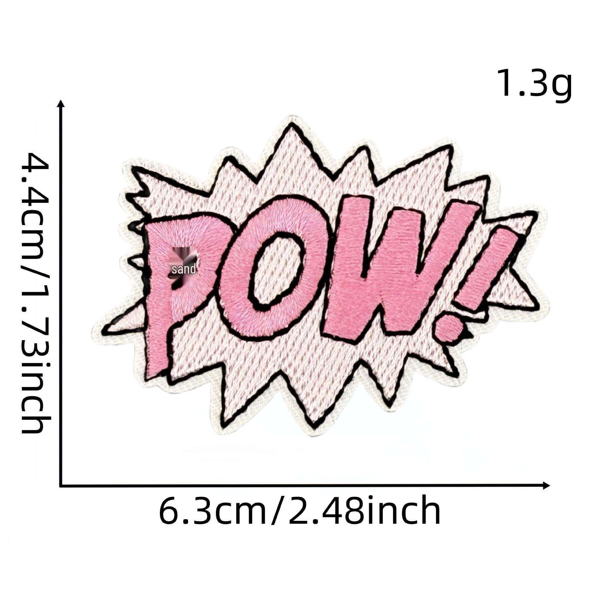

Cartoon Pink Series Embroidered Patch Bowknot Flower Applique Clothing Accessories with Hot Melt Adhesive