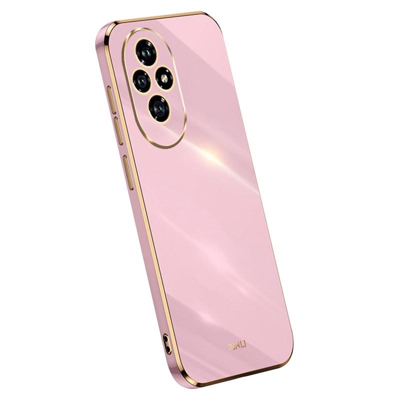 XINLI For Honor 200 5G TPU Case Phone Cover Electroplating Golden Edge