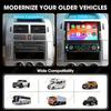 1Din 7'' MP5 Radio Player FM AM RDS Automatic Retractable Screen Wireless Carplay Android Auto Multimedia USB Type-C Car Stereo