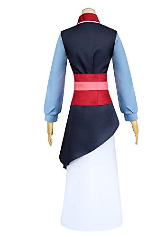 Fa Mulan Hua Mulan Cosplay Costume Performance Clothes Dress One Piece Mulan Chinese Style Costume Transformation Disguise Cosplay Cultural Festival