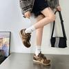 Super Feuer Retro Forrest Gump Schuhe Damen Neu Leder Weiche Sohle Paar Schnürsenkel Lässig Moral Trainingsschuhe Sportschuhe