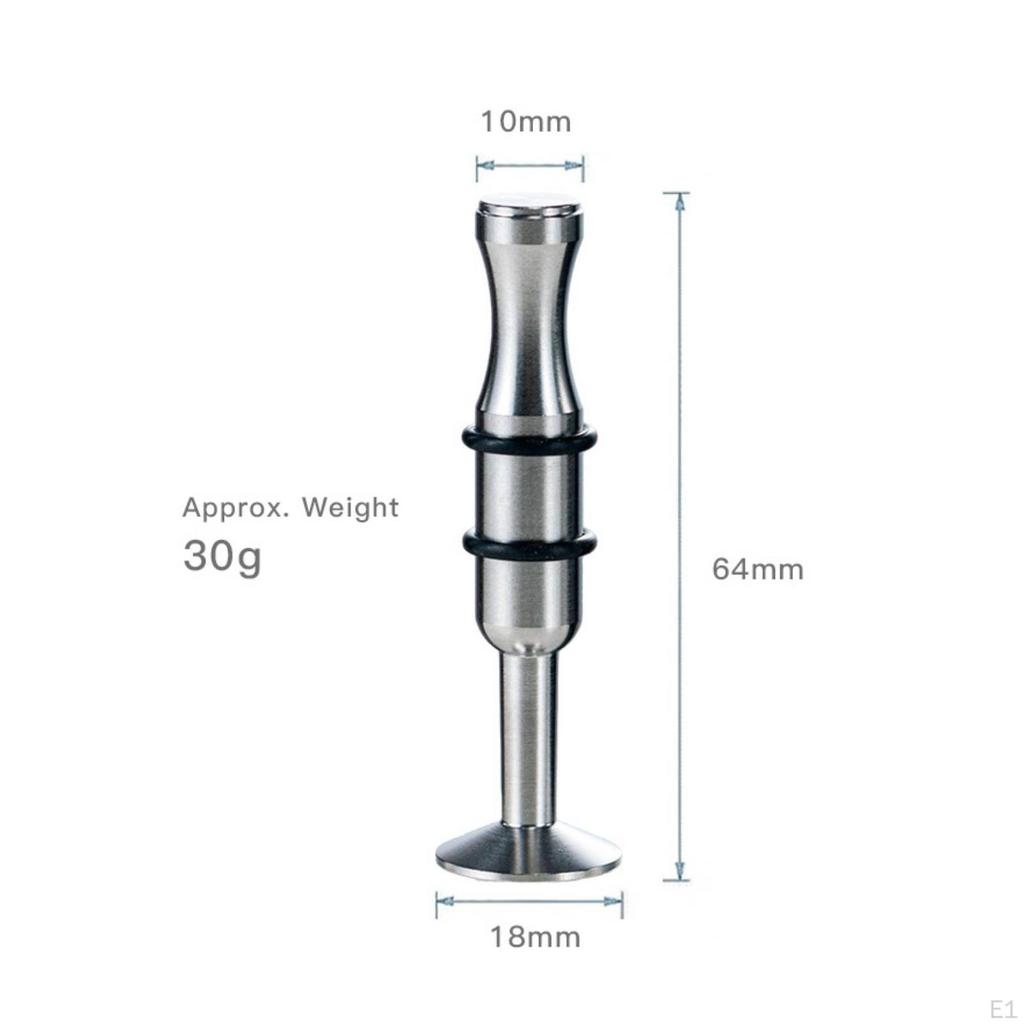 Metal Embouchure Piece Silver Compact Training Device