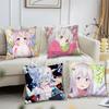 Anime Izumi Sagiri Pillow Case Square Pillow Bedroom Sofa Leisure Comfort Cushion Car Living Room Home Decoration