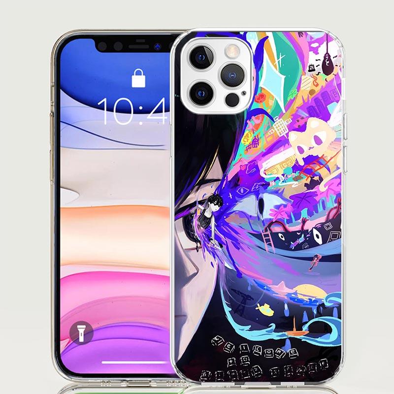 Game O-Omori Cartoon Phone Case For iPhone 17 Air 16 15 Plus 11 14 Pro Max 13 Mini 12 7 8 + SE Pattern Art Customized Cover 17 A