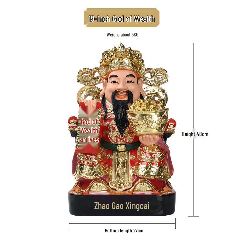 Fan Li God of Wealth Figurine – New Year Office & Home Decor