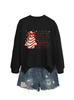 Comfy Versatile Women's Loose Hooded Sweatshirt