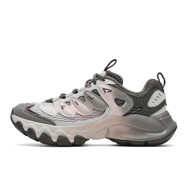 

New FILA TRUFFLE 2.0 Mushroom Shoes Breathable And Lightweight Low Top Casual Shoes Women s Pumice Cinder Gray F12W531103FCC 38